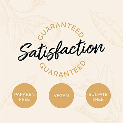 100% Pure Organic Moroccan Argan Oil for Hair, Skin, Nails, Cuticles, Face & Beard - Cold Pressed, Unscented - Filtered Through Cotton & Charcoal - All Natural Moisturizer - 2 Fl Oz Avelisse