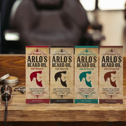 Arlo's 99% Natural Original Beard Oil - Pro-Growth Beard Oil for Men, 2.5 Fl Oz