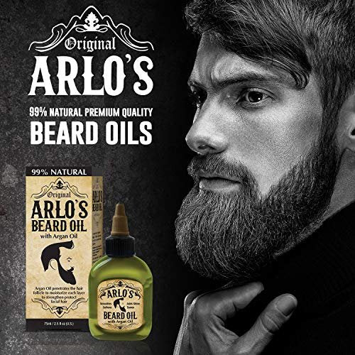 Arlo's 99% Natural Original Beard Oil - Pro-Growth Beard Oil for Men, 2.5 Fl Oz - görsel 8