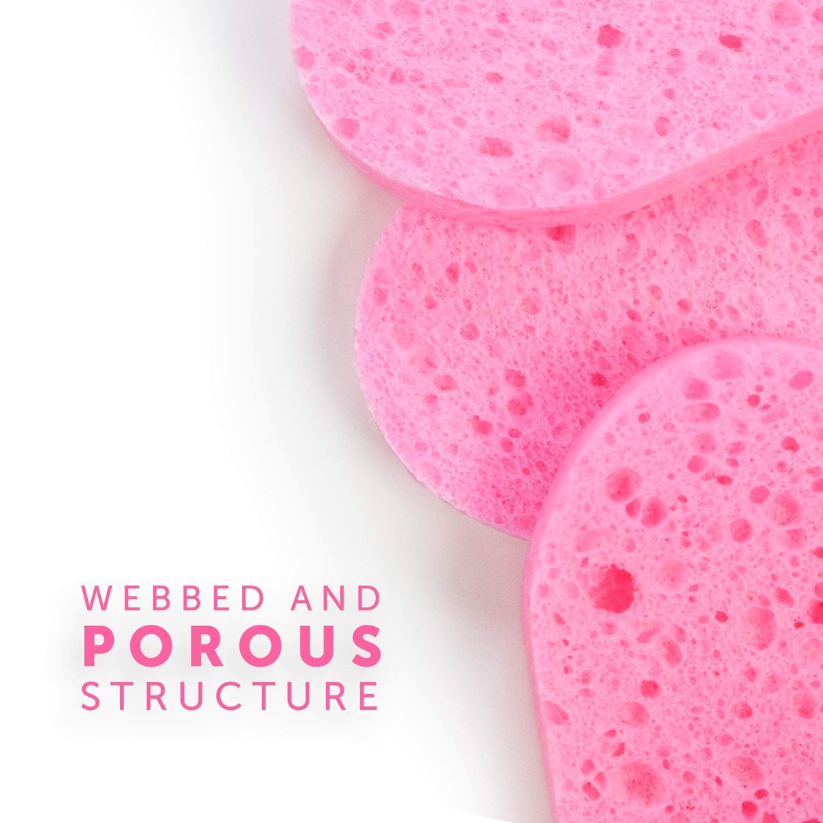 Compressed Facial Sponges 50 Count – Natural Cellulose Sponges for Face Cleansing, Exfoliating & Makeup Removal – Professional Spa-Grade, Expands in Water (Rejuvv by Fushay) - görsel 9