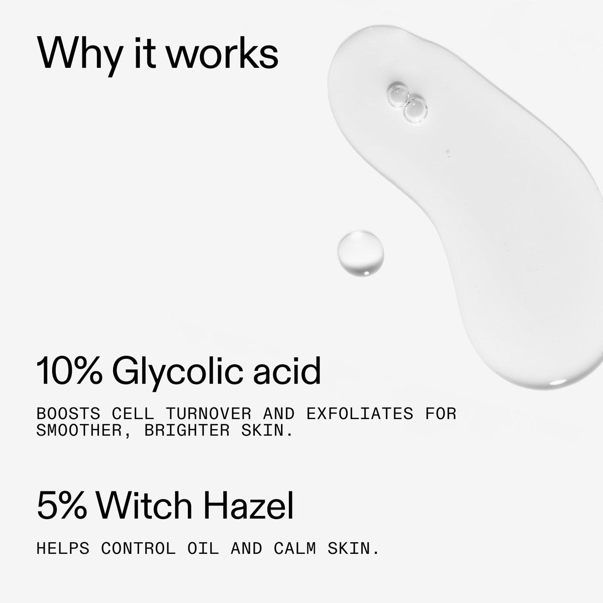 The INKEY List 10% Glycolic Acid Toner – Pore Minimizing & Brightening Toner for Normal/Oily Skin, 3.4 Fl Oz Avelisse