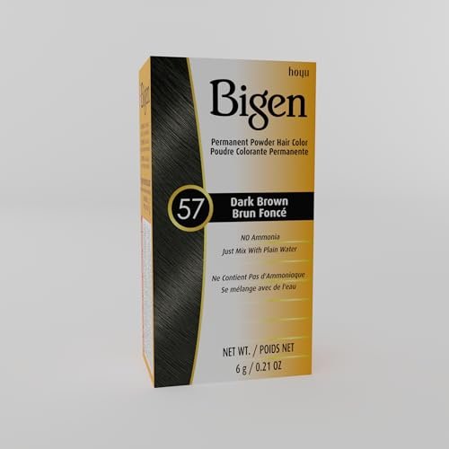 Bigen #46 Light Chestnut Permanent Powder Hair Color - 6 Pack Avelisse