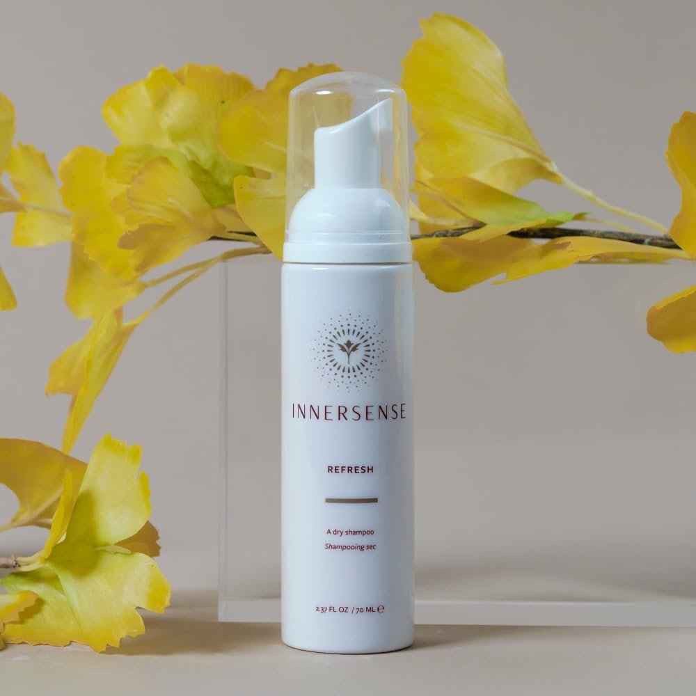 INNERSENSE Organic Beauty Natural Refresh Dry Shampoo - Non-Toxic, Cruelty-Free Clean Haircare, 2.4 oz Avelisse