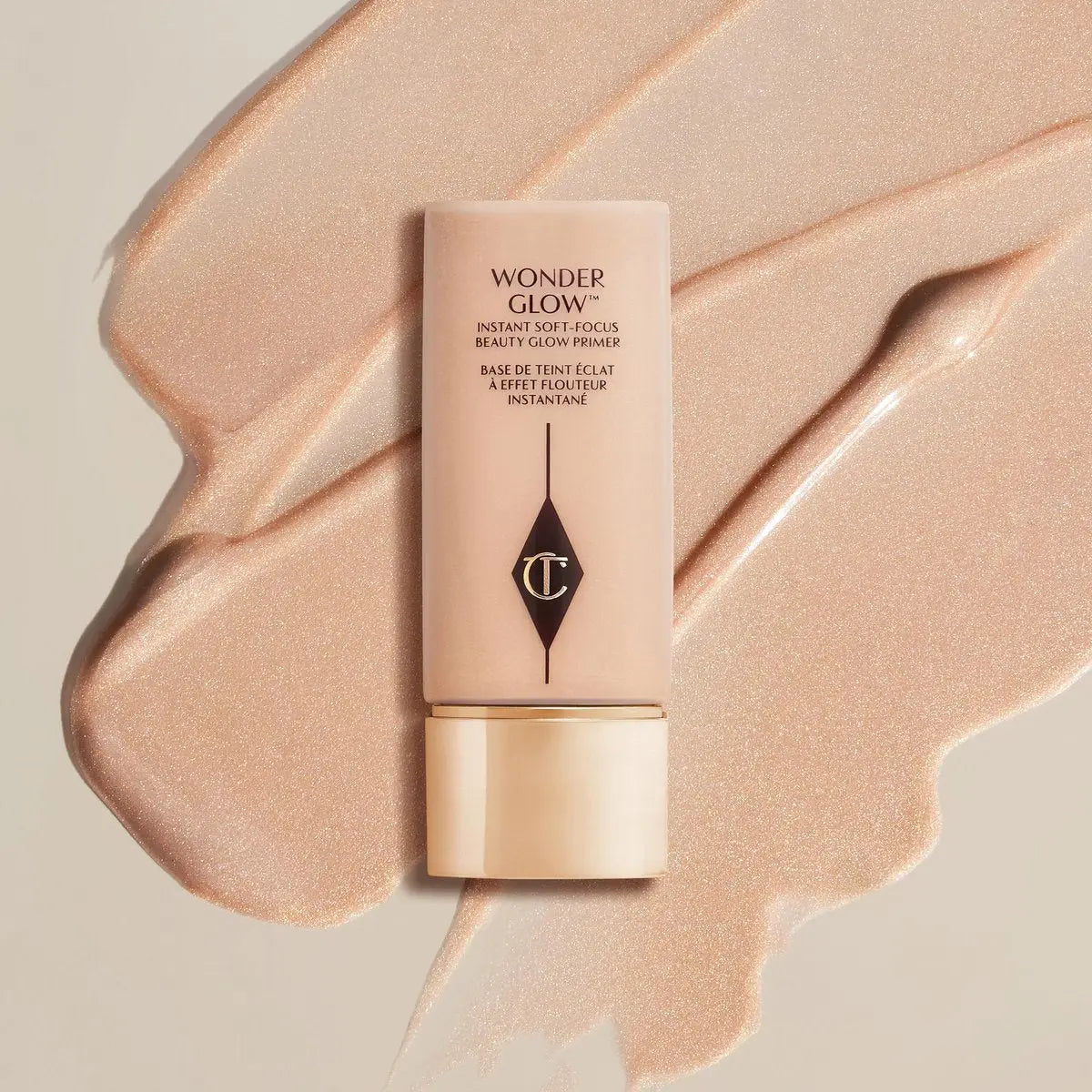 Charlotte Tilbury Wonderglow Face Primer - Soft-Focus Illuminating Dewy Primer with Hyaluronic Acid & Rosehip Oil (15ml) Avelisse