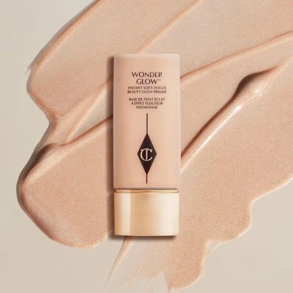 Charlotte Tilbury Wonderglow Face Primer - Soft-Focus Illuminating Dewy Primer with Hyaluronic Acid & Rosehip Oil (15ml) Avelisse