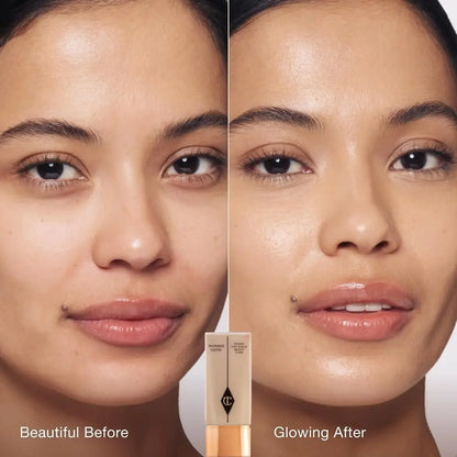 Charlotte Tilbury Wonderglow Face Primer - Soft-Focus Illuminating Dewy Primer with Hyaluronic Acid & Rosehip Oil (15ml) Avelisse