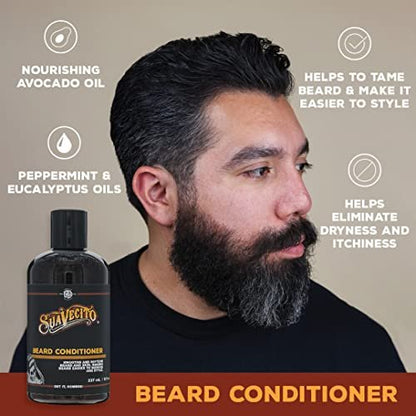 Suavecito Beard Conditioner - Smoothing and Softening Beard Conditioner for Men, 8 oz Avelisse