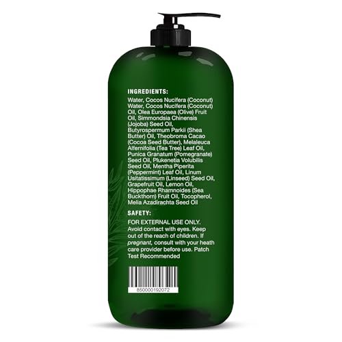 Majestic Pure Tea Tree Body Wash – Soothes Dry, Flaky Skin & Nourishes Irritated Areas – 16 fl oz Avelisse