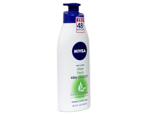 NIVEA Aloe Vera 48 Hour Moisture Body Lotion, Pump, 16.9 oz Avelisse