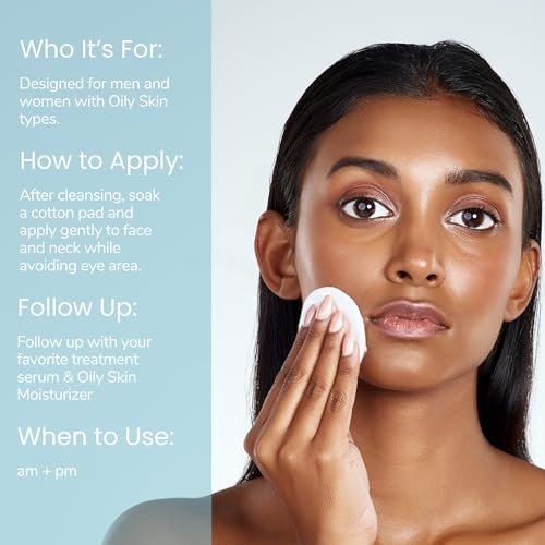 Natural Outcome Oily Skin Face Toner | Purifying Astringent Facial Toner | Naturally Keeps Skin Matte & Shine Free | Minimizes Appearance of Pores While Keeping Skin Hydrated with Aloe Vera | 8 oz Avelisse