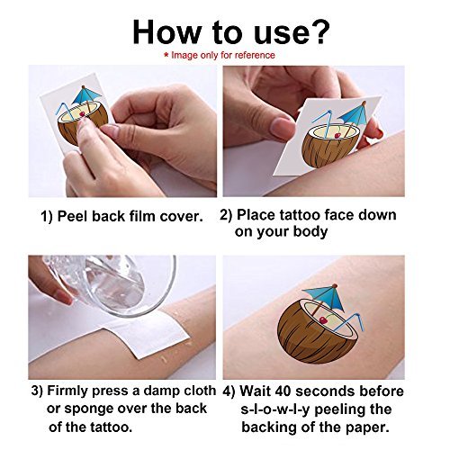 96-Piece Pirate Temporary Tattoos for Kids - Konsait Neverland Pirate Themed Body Stickers for Birthday Party Favors & Supplies - görsel 14