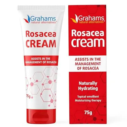 Grahams Natural Rosacea Treatment for Face Redness – Clinically Proven Anti Redness Moisturizer, Soothes & Reduces Flare Ups, Hypoallergenic & Steroid-Free (2.64 oz) Avelisse