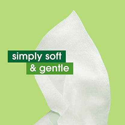 Simple Kind to Skin Facial Wipes – Gentle & Effective Makeup Remover Cleansing Wipes, 25 Count