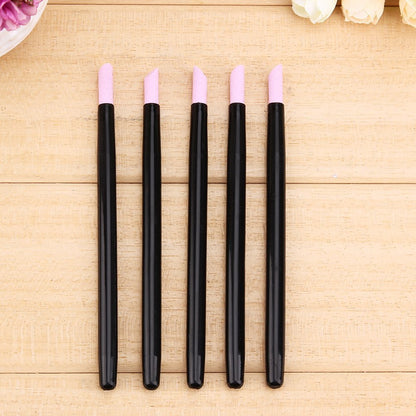 Yimart 5-Piece Stone Sanding Nail File Set - Cuticle Remover, Buffer & Manicure Tools for Salon-Quality Nails Avelisse