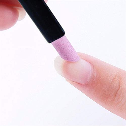 Yimart 5-Piece Stone Sanding Nail File Set - Cuticle Remover, Buffer & Manicure Tools for Salon-Quality Nails Avelisse