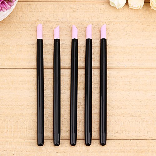 Yimart 5-Piece Stone Sanding Nail File Set - Cuticle Remover, Buffer & Manicure Tools for Salon-Quality Nails Avelisse