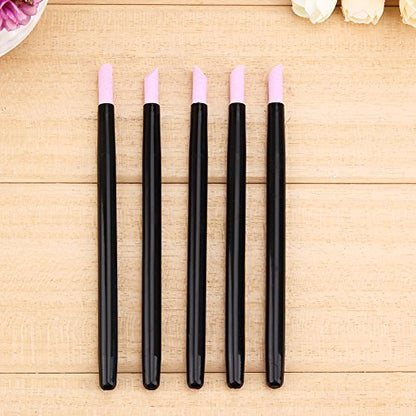 Yimart 5-Piece Stone Sanding Nail File Set - Cuticle Remover, Buffer & Manicure Tools for Salon-Quality Nails Avelisse