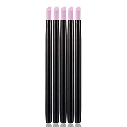 Yimart 5-Piece Stone Sanding Nail File Set - Cuticle Remover, Buffer & Manicure Tools for Salon-Quality Nails Avelisse