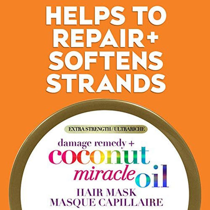 OGX Extra Strength Damage Remedy + Coconut Miracle Oil Hair Mask - 6 oz Avelisse
