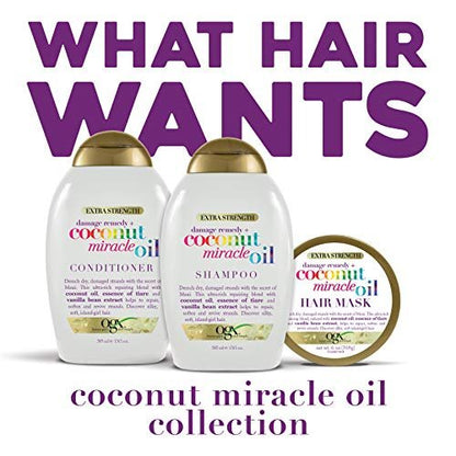 OGX Extra Strength Damage Remedy + Coconut Miracle Oil Hair Mask - 6 oz Avelisse