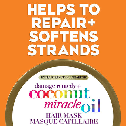 OGX Extra Strength Damage Remedy + Coconut Miracle Oil Hair Mask - 6 oz Avelisse