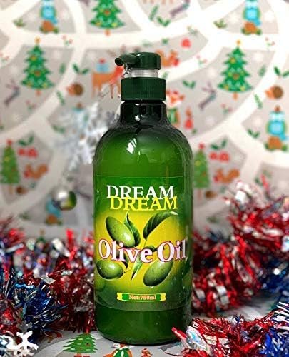 Dream Olive Oil Lotion for Body, Hands and Feet – 25.5 oz (750ml), Non-Greasy, Long-Lasting Moisturizer for Dry Skin, Salon-Trusted Avelisse