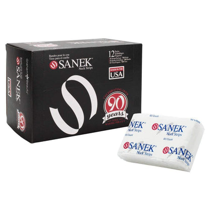 Graham Beauty Sanek Neck Strips - 12 Packs (60 Count) - Made in USA Avelisse