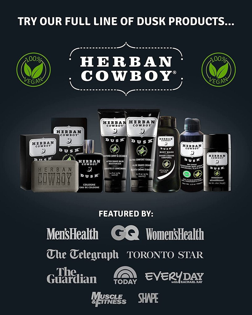 Herban Cowboy DUSK Deodorant 3-Pack – Natural, Aluminum-Free Deodorant for Men Avelisse