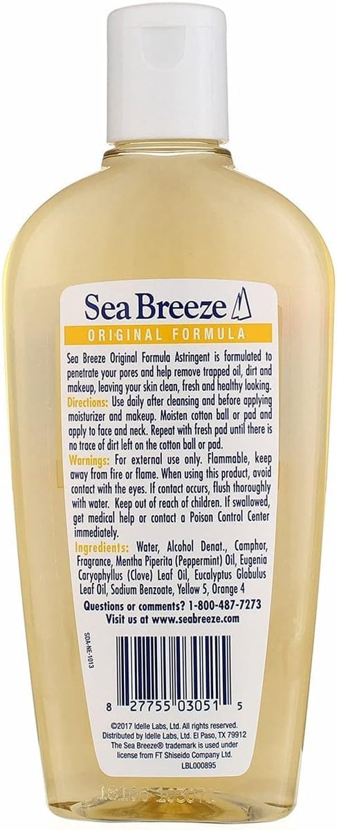 Sea Breeze Original Astringent 10 oz (295ml) - 3 Pack Avelisse