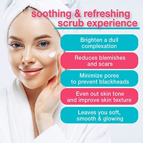 TOUCH Microdermabrasion Facial Scrub & Face Exfoliator – Dermatologist Grade Crystals for Anti-Aging, Wrinkles, Dullness & Pores – Large 4 oz Avelisse