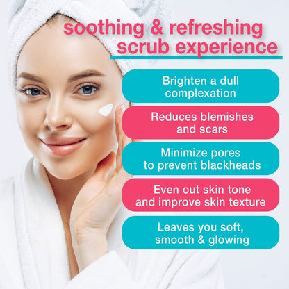 TOUCH Microdermabrasion Facial Scrub & Face Exfoliator – Dermatologist Grade Crystals for Anti-Aging, Wrinkles, Dullness & Pores – Large 4 oz Avelisse