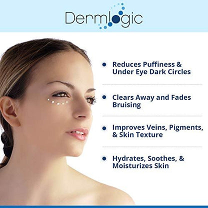 Dermlogic Vitamin K Cream – Moisturizing Bruise Healing Formula with Arnica, Dark Spot Corrector for Bruising, Spider Veins & Broken Capillaries, Reduces Under Eye Dark Circles, Fine Lines, Puffiness & Wrinkles Avelisse