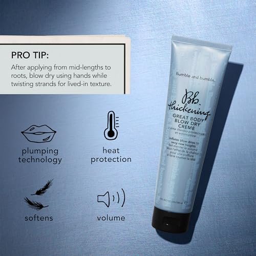 Bumble and bumble. Thickening Great Body Volumizing Blow Dry Cream - 5 Fl Oz - For Fine to Medium Hair Avelisse