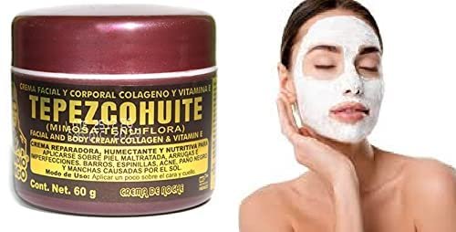 Del Indio Papago Tepezcohuite Cream with Collagen and Vitamin E - 60g - görsel 10