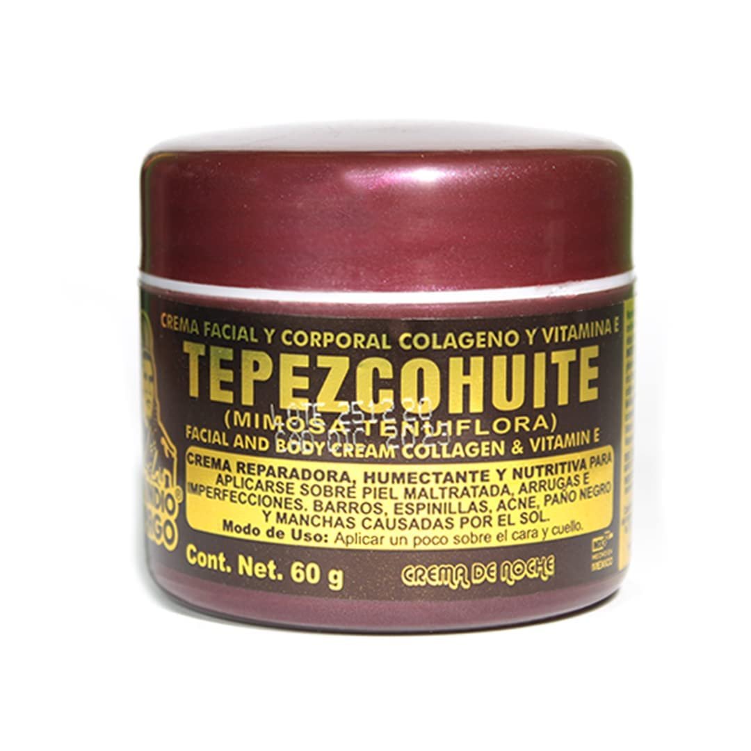 Del Indio Papago Tepezcohuite Cream with Collagen and Vitamin E - 60g - görsel 1