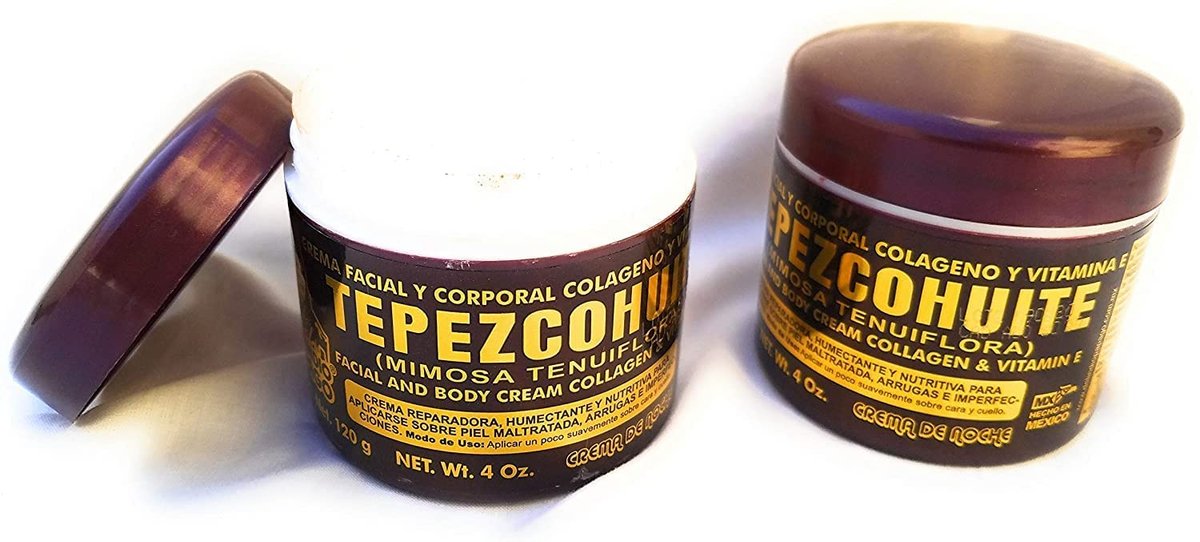 Del Indio Papago Tepezcohuite Cream with Collagen and Vitamin E - 60g - görsel 3