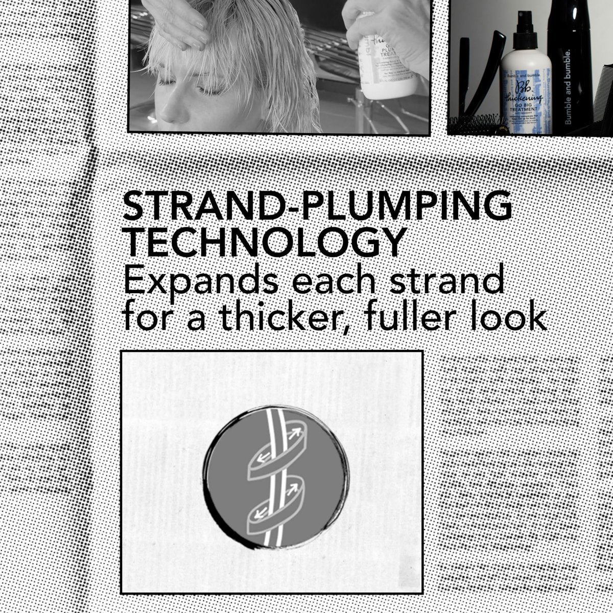 Bumble and bumble. Thickening Go Big Plumping Hair Treatment Spray | Heat Protection | Softening + Defining | Straight to Wavy, 8.5 Fl Oz Avelisse