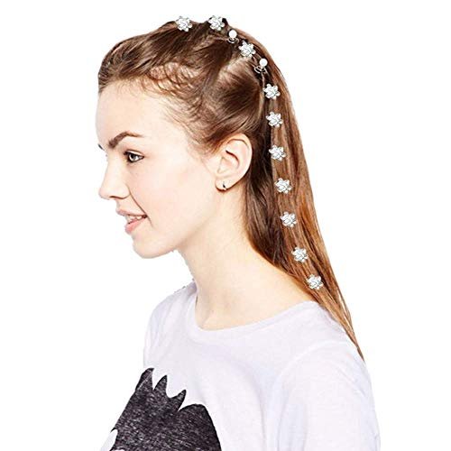 32 Pack Silver Wedding Hair Combs and Bridal Hair Pins Set with Rhinestones & Pearls - inSowni Avelisse