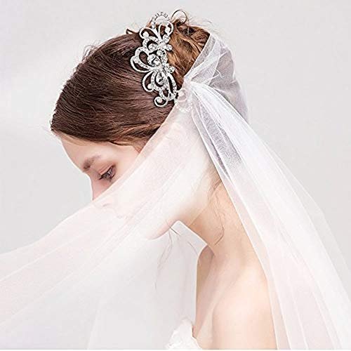 32 Pack Silver Wedding Hair Combs and Bridal Hair Pins Set with Rhinestones & Pearls - inSowni Avelisse