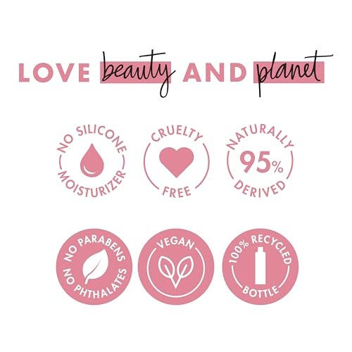 Love Beauty and Planet Delicious Glow Body Lotion Murumuru Butter & Rose for Soft, Glowing Skin, 13.5 oz Avelisse