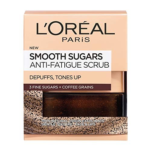 L'Oreal Paris Pure Sugar Face Scrub with Kona Coffee – Exfoliating Scrub for Soft, Glowing Skin, 1.7 oz Avelisse