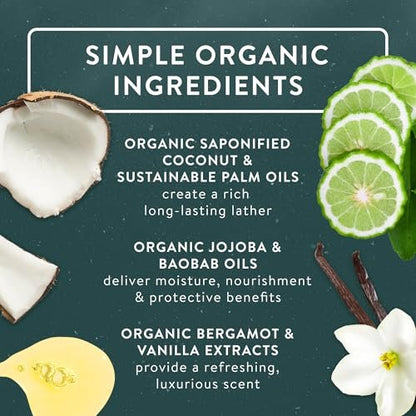 Badger Jojoba & Baobab Conditioning Shampoo Bar - Natural Vegan Hair Bar, 3 oz Avelisse