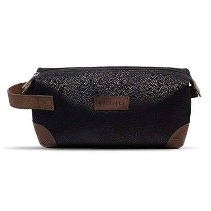 MANSCAPED® The Shed Men's Premium Quality Toiletry Bag – PU Leather Dopp Kit for Travel & Bathroom Organization Avelisse