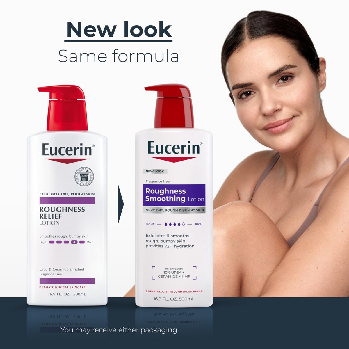 Eucerin Roughness Relief Body Lotion – Urea Enriched Moisturizer for Extremely Dry, Rough Skin, 16.9 Fl Oz Avelisse