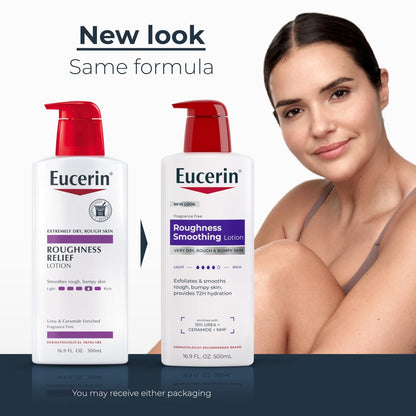 Eucerin Roughness Relief Body Lotion – Urea Enriched Moisturizer for Extremely Dry, Rough Skin, 16.9 Fl Oz Avelisse