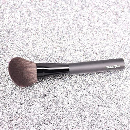 Vela.Yue Angled Blush Makeup Brush - Face Powder Blusher Bronzer Highlighter Contour Brush
