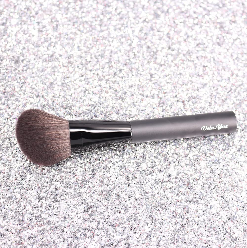 Vela.Yue Angled Blush Makeup Brush - Face Powder Blusher Bronzer Highlighter Contour Brush - görsel 13