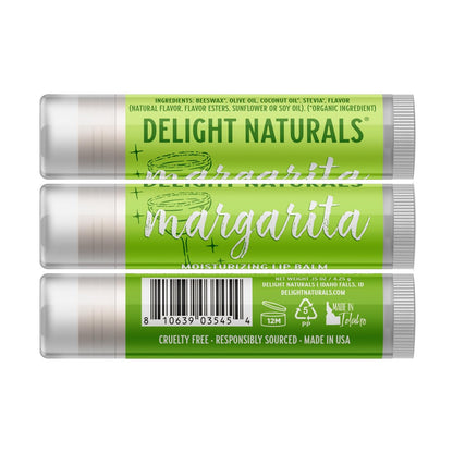 Delight Naturals Margarita Lip Balm - Three Pack