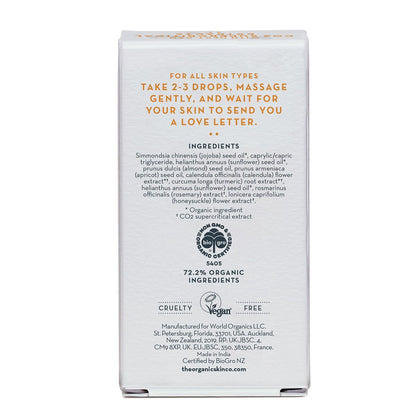 Gua Sha Oil for Face Care – Skin Brightening Serum for Dark Spots, Fine Lines & Wrinkles with Organic Jojoba, Calendula, Sunflower & Turmeric Oil – Face Hydration Glow & Even Skin Tone (30 mL)