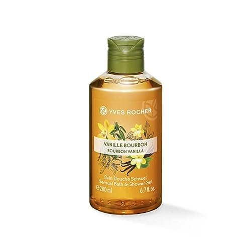 Yves Rocher Les Plaisirs Nature Sensual Bath & Shower Gel Bourbon Vanilla - 200 ml / 6.7 fl oz - görsel 4